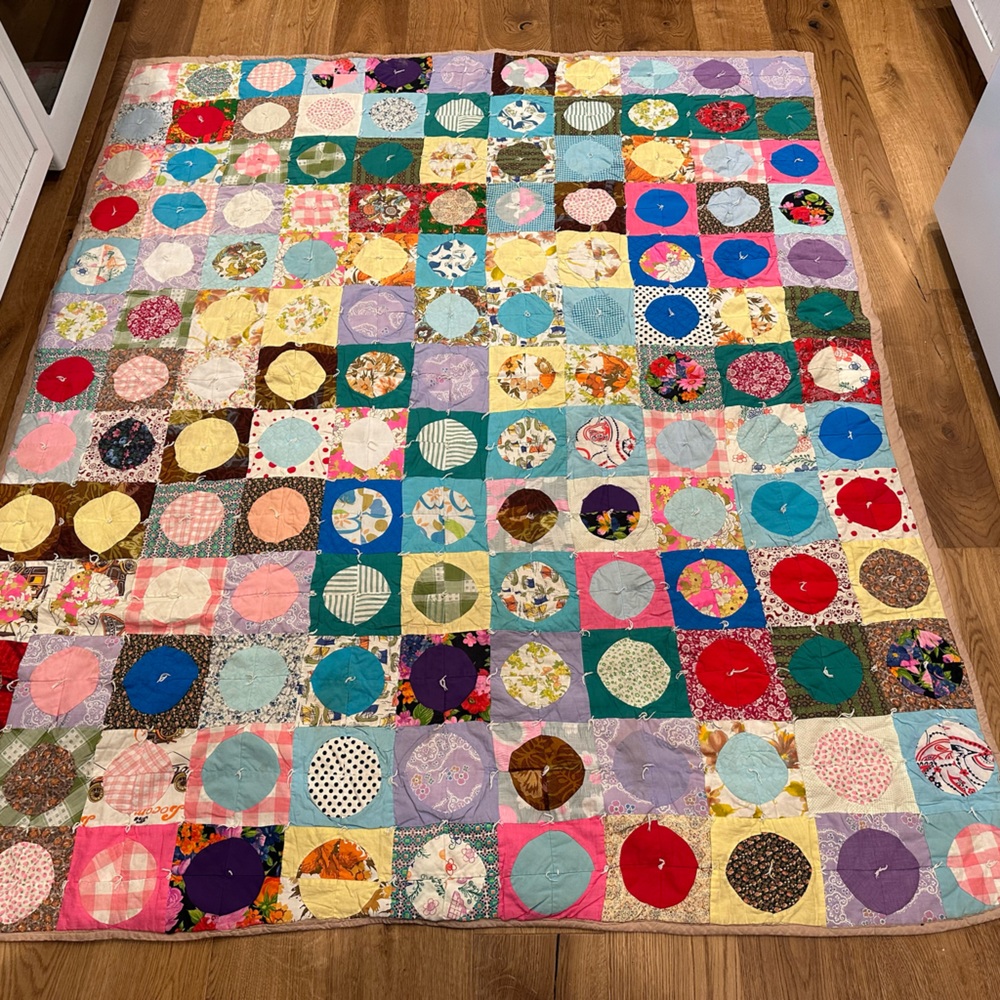 Vintage, handmade quilt